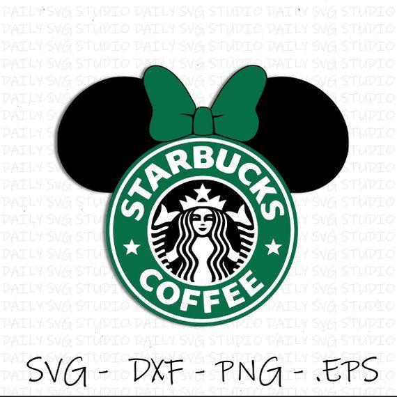 Disney Starbucks Logo - Minnie Mouse Starbucks Svg Minnie Mouse SVG Disney Cutfiles | Etsy