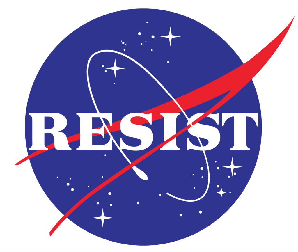 NASA Houston Logo - NASA Resist Bumper Sticker in 2018 | NASA1958 | Nasa, Space, Logos