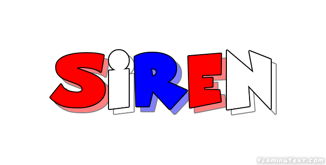 Siren Logo - United States of America Logo. Free Logo Design Tool from Flaming Text
