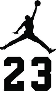 23 Flight Logo - AIR Jordan Logo Jumpman 23 Huge Flight Wall Decal