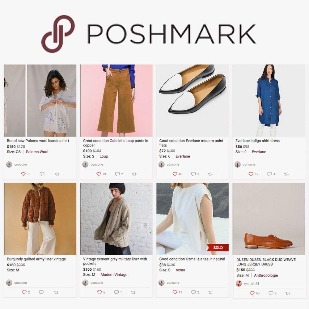 Poshmark Clothing Logo - Re-commerce Apps and Resale: Depop, Poshmark, The Real Real