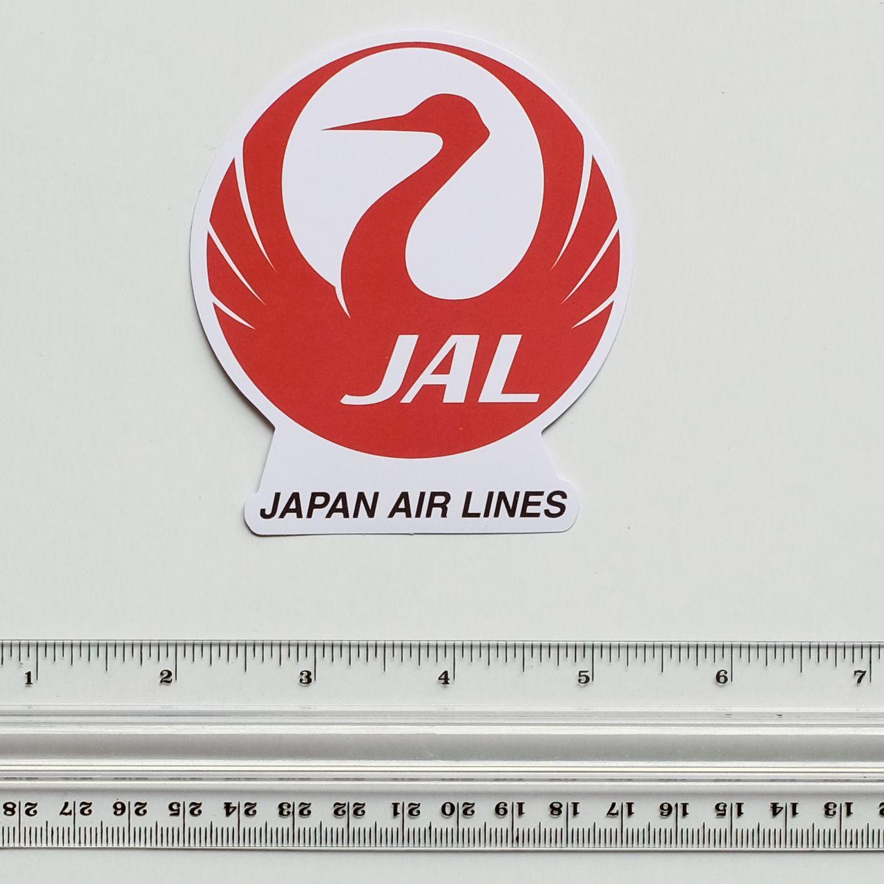 23 Flight Logo - JAL Japan Air Lines Crane Travel Flight Logo Airline Luggage