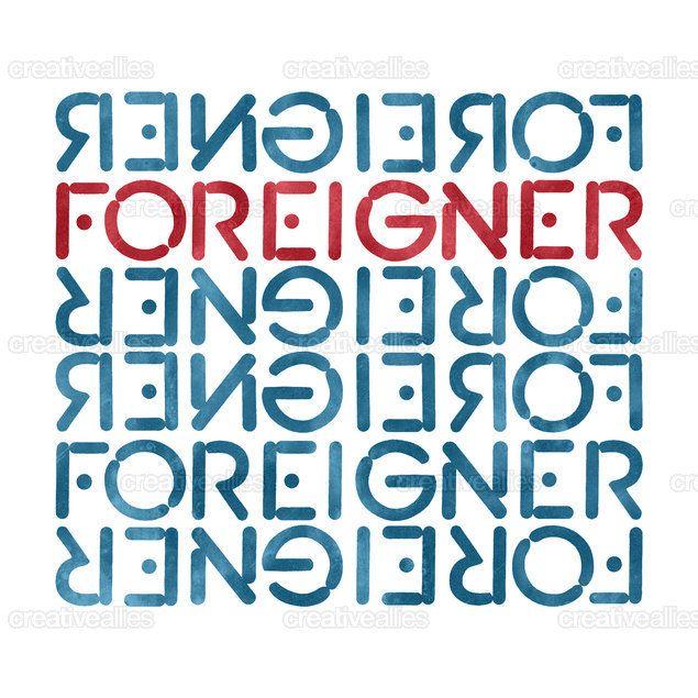 Foreigner Band Logo - Foreigner Merchandise Graphic