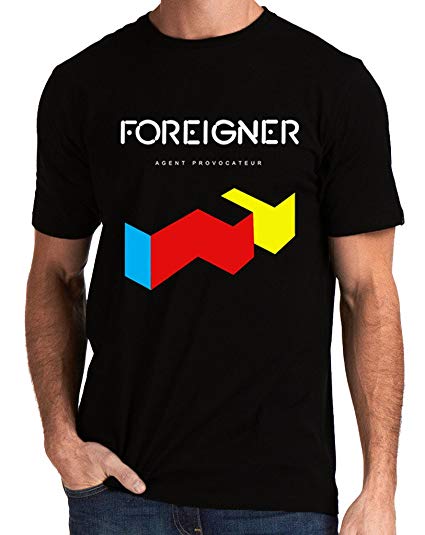 Foreigner Band Logo - Amazon.com: Foreigner Band Music Agent Provocateur Logo Men's T ...