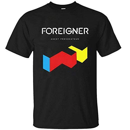 Foreigner Band Logo - Amazon.com: NOVELLA Unisex Foreigner Band Music Agent Provocateur ...