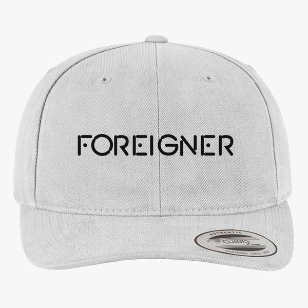 Foreigner Band Logo - Foreigner Band Logo Brushed Cotton Twill Hat | Hatsline.com