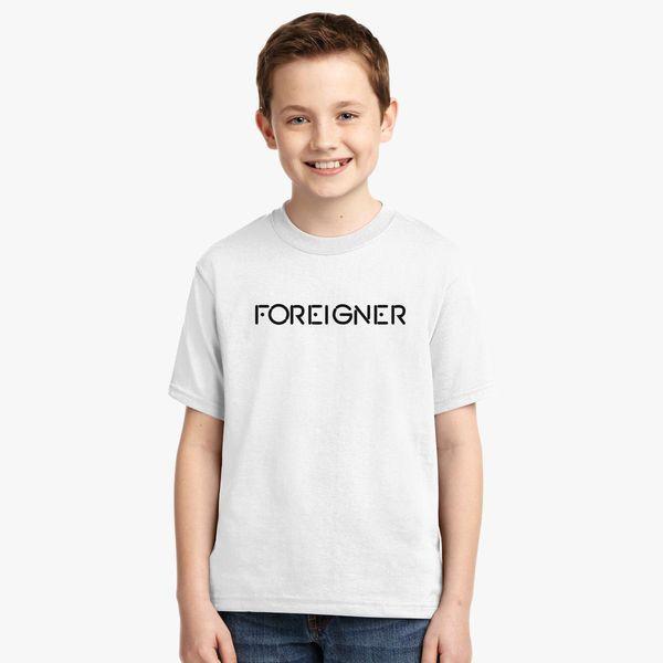 Foreigner Band Logo - Foreigner Band Logo Youth T-shirt | Kidozi.com
