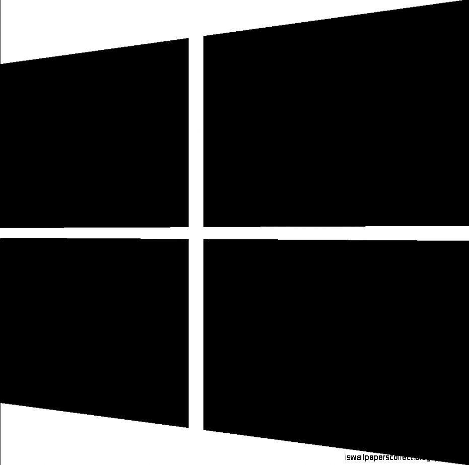 Balck White Windows Logo - Windows Logo Black White | Wallpapers Collection