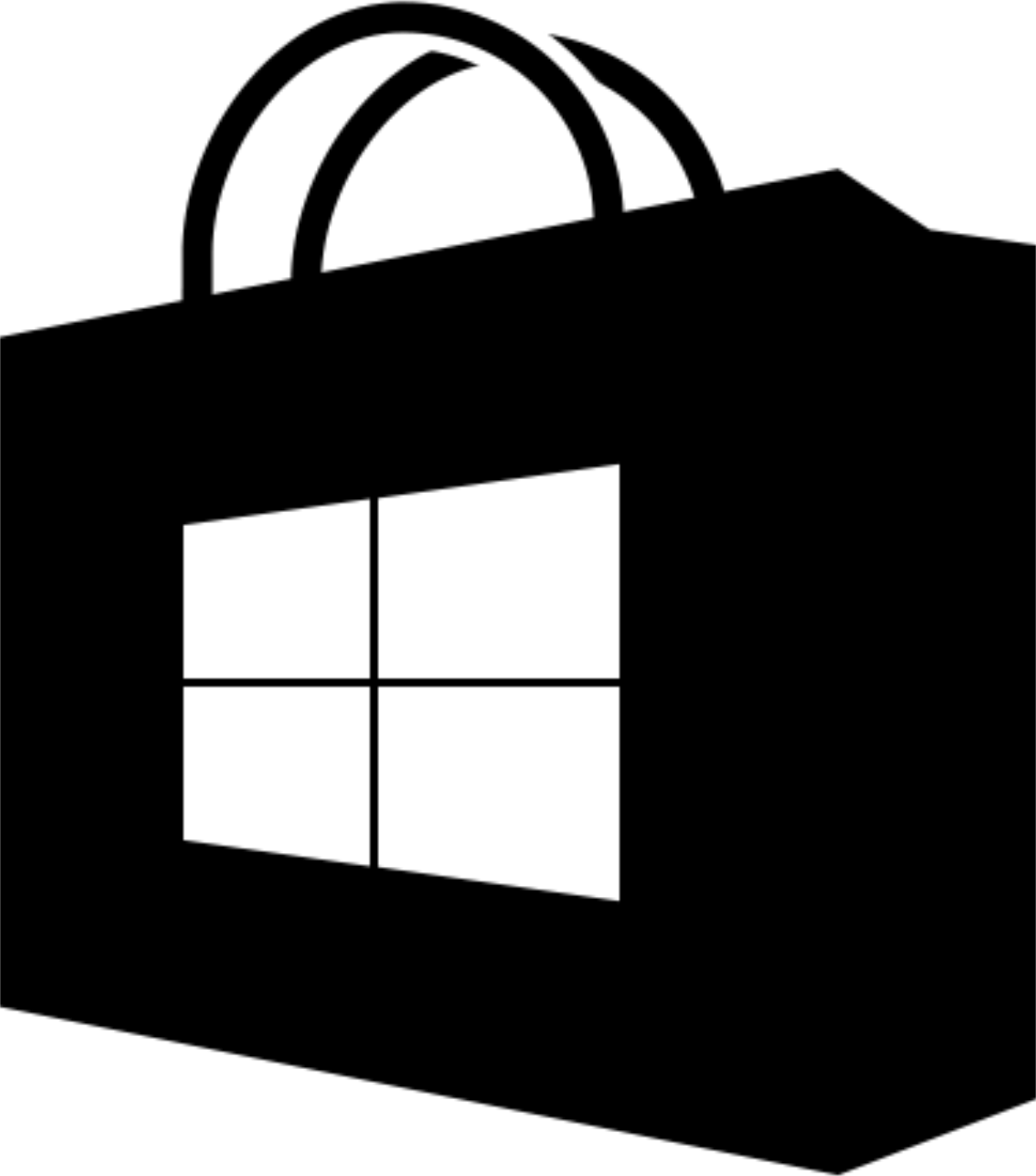 Balck White Windows Logo - Windows Phone Store