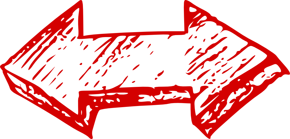 Double Red Arrow Logo - Double Red Arrow Doodle transparent PNG - StickPNG