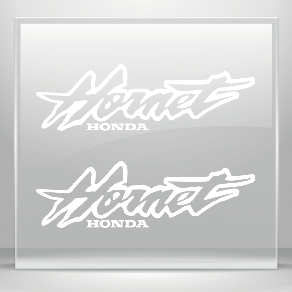 Crossed Bat Hornet Logo - Simple color vinyl Honda Hornet Logo | Stickers Factory