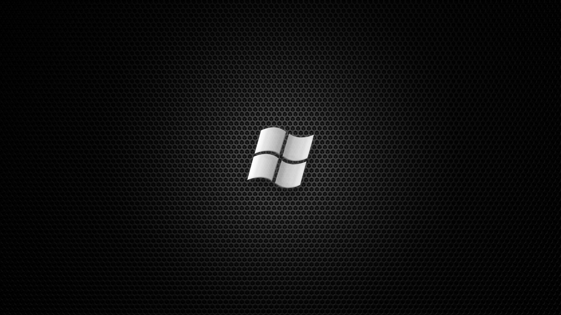 Balck White Windows Logo - Windows 10 Logo Wallpaper. HD Windows Wallpaper