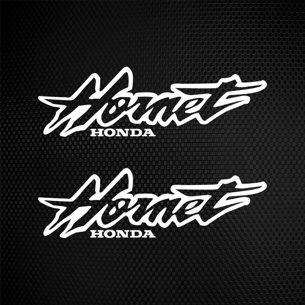 Crossed Bat Hornet Logo - Simple color vinyl Honda Hornet Logo | Stickers Factory