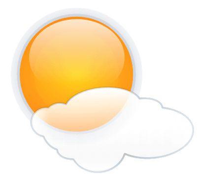 Weather Logo - weather logo sunny partly cloudy