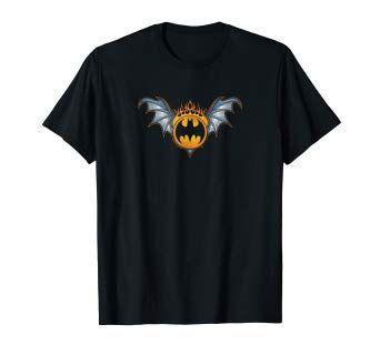 Crossed Bat Hornet Logo - Amazon.com: Batman Bat Wings Logo T Shirt: Clothing