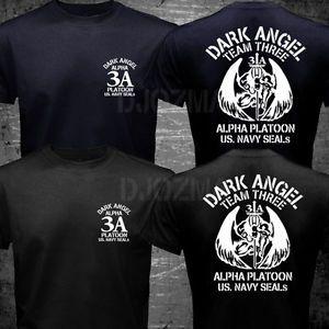 Dark Angel Clothing Logo - NSWDG Devgru Seal Team 3 ST 3A Dark Angel US Army Special Force T