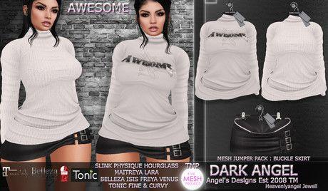 Dark Angel Clothing Logo - Second Life Marketplace - Dark Angel - Awesome