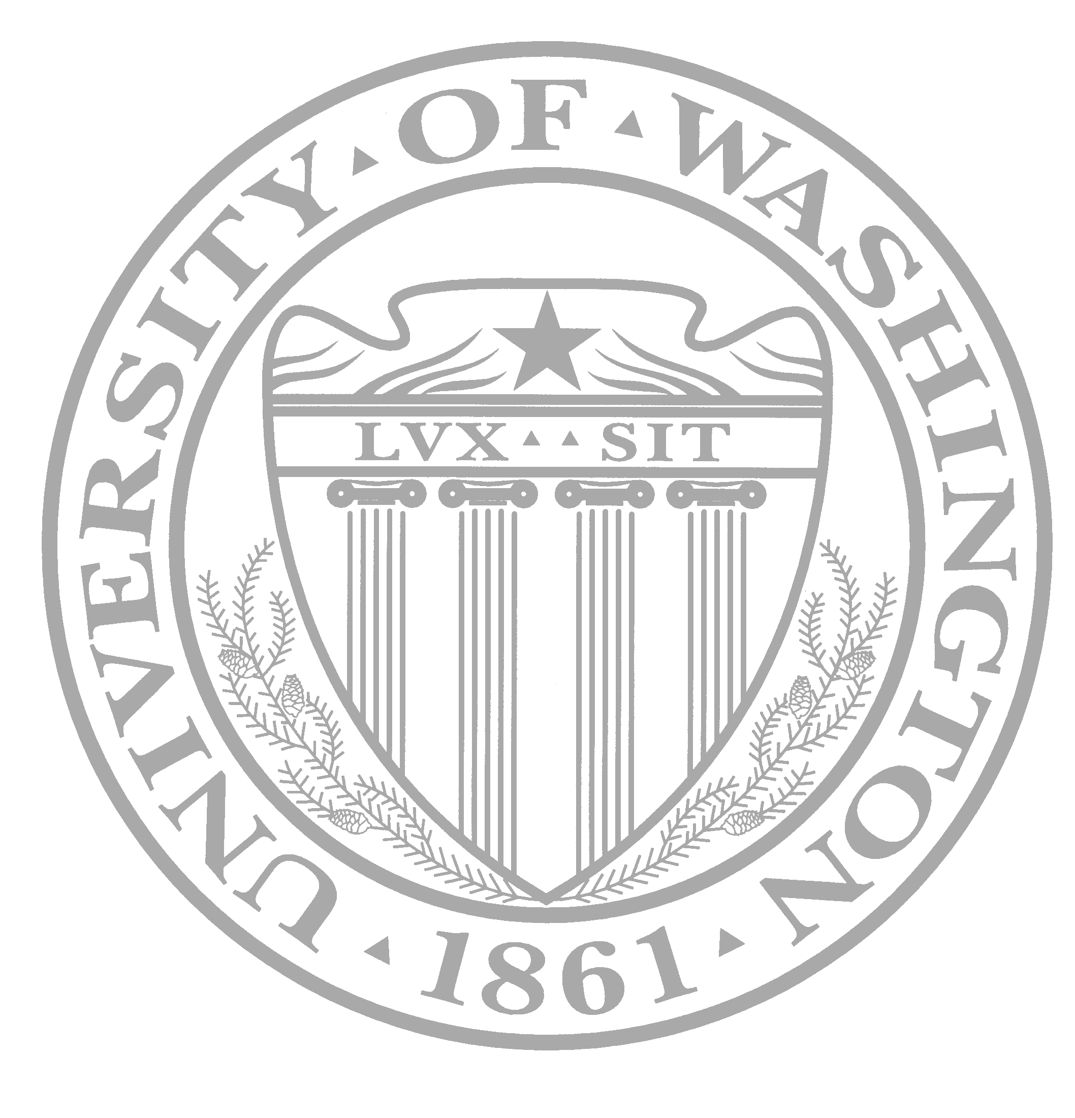Black and White University of Washington Logo - Team:Washington - 2011.igem.org