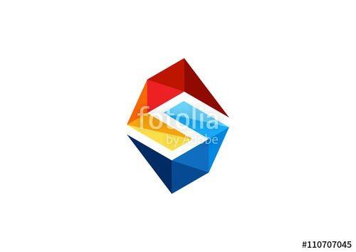 Geometric S Logo - letter S logo, abstract geometric symbol icon vector design ...