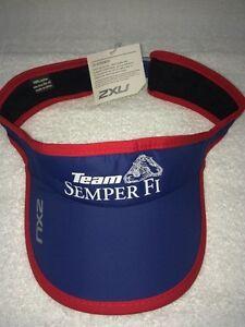 Team Semper Fi Logo - 2XU Team SEMPER FI Visor Cap Hat New with Tags | eBay