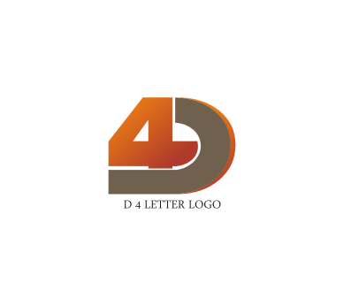 4 Letter Logo - D 4 Letter Logo Design Download Vector Logos Free List Practical ...