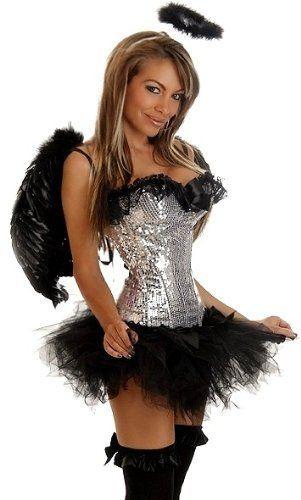 Dark Angel Clothing Logo - $75 Amazon.com: Daisy Corsets 4 PC Sequin Sexy Dark Angel Costume ...