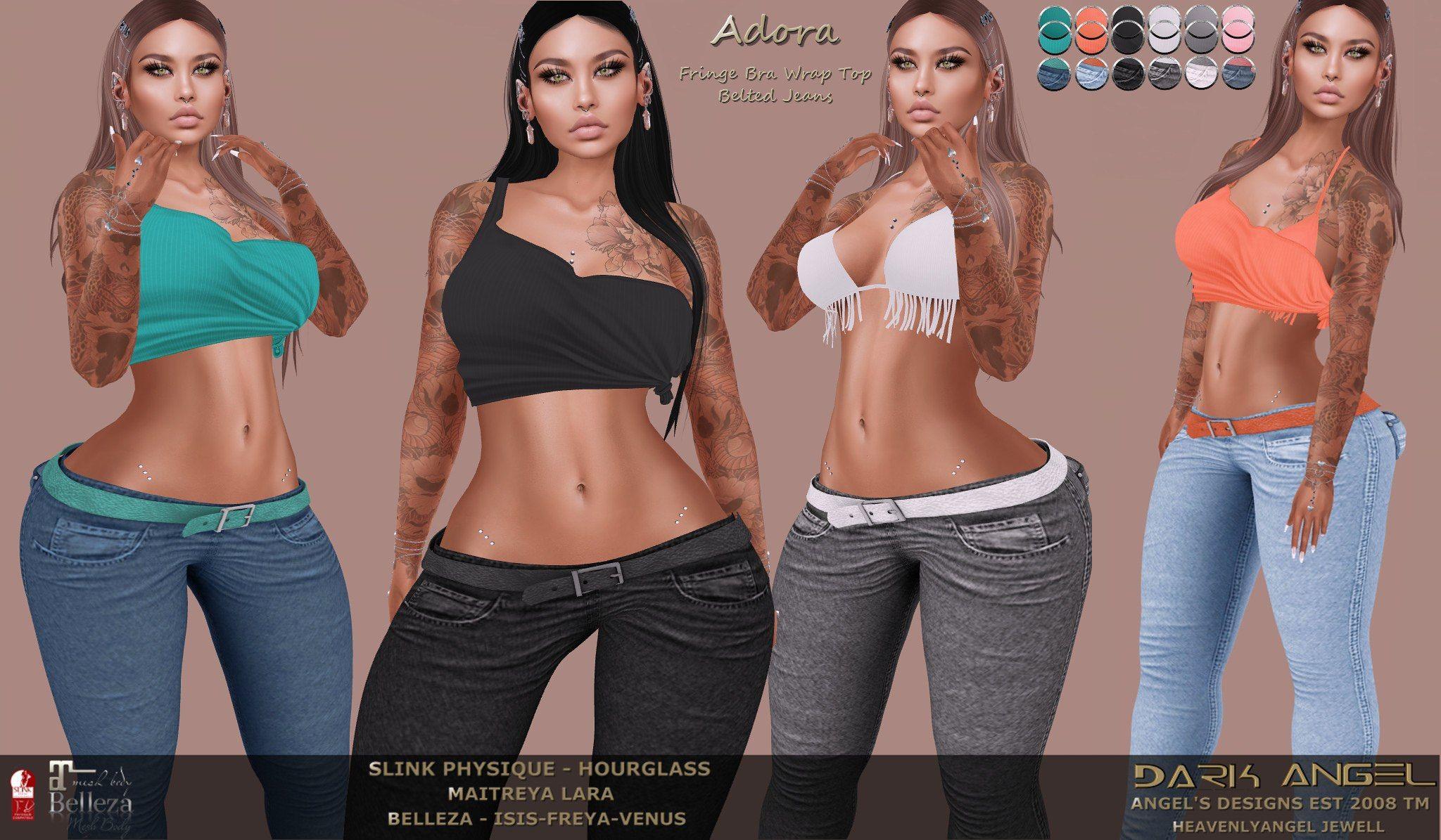 Dark Angel Clothing Logo - DARK ANGEL CLOTHING – New Adora Now at Mainstore | Mainstore SL