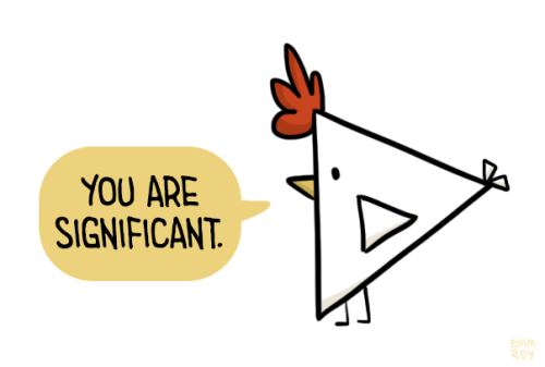 Triangle with Chicken Logo - EMM'S POSITIVITY BLOG. — [drawing of a triangular white chicken ...