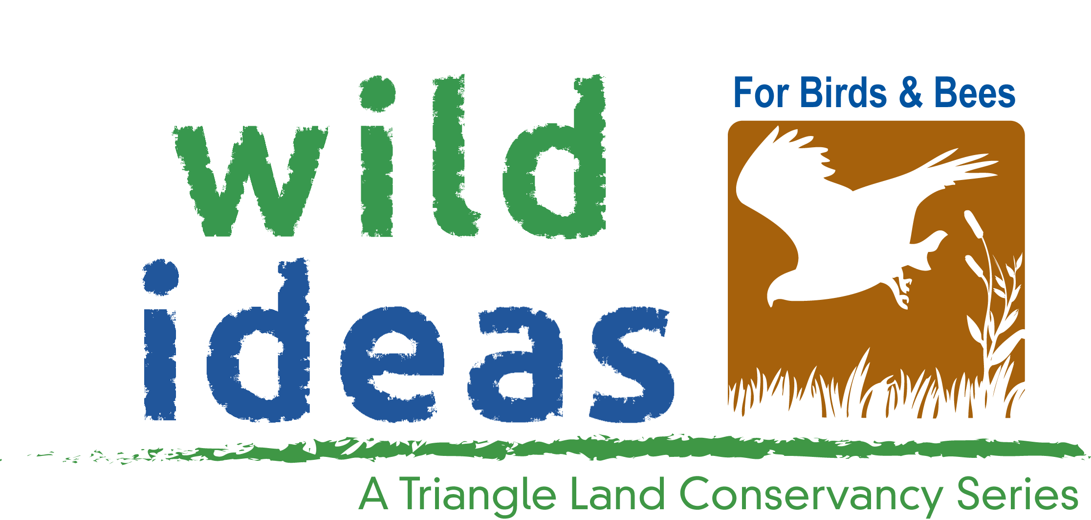 Triangle with Chicken Logo - Wild Ideas for Birds and Bees Logo Land Conservancy