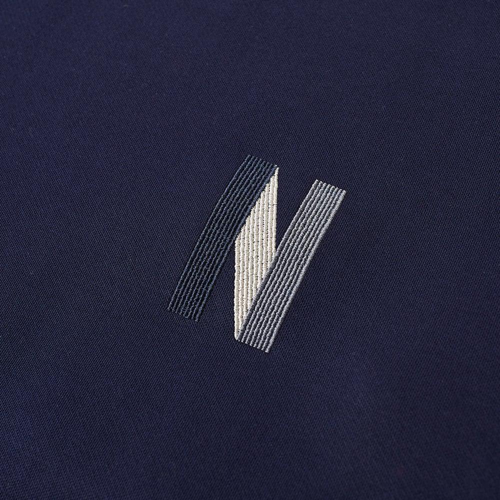 Blue and Black N Logo - Norse Projects Ketel Multi N Logo Crew in Blue for Men