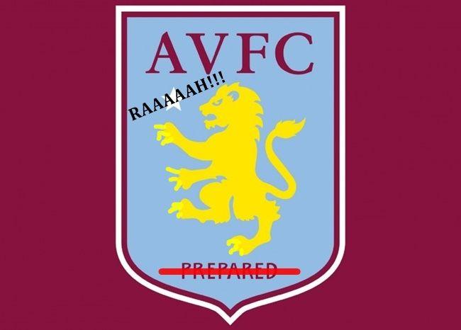 Aston Villa Logo - Aston Villa Spend £2m On Having The Word 'Prepared' Removed From