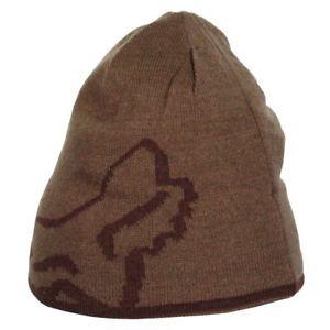 Brown Fox Head Logo - Fox Head Reversible Knitted Beanie ~ Streamline brown 191972070921 ...