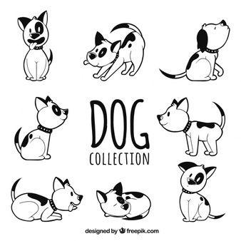 White Cartoon Dog Logo - Dog Vectors, Photos and PSD files | Free Download