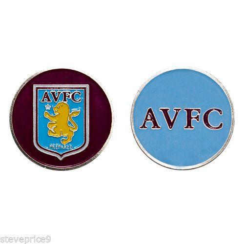 Aston Villa Logo - Aston Villa FC Football Club Official Magnetic Golf Ball Marker | eBay