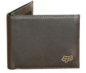 Brown Fox Head Logo - Fox Head Bifold Premium Leather Wallet ~ Brown 884065699191 | eBay