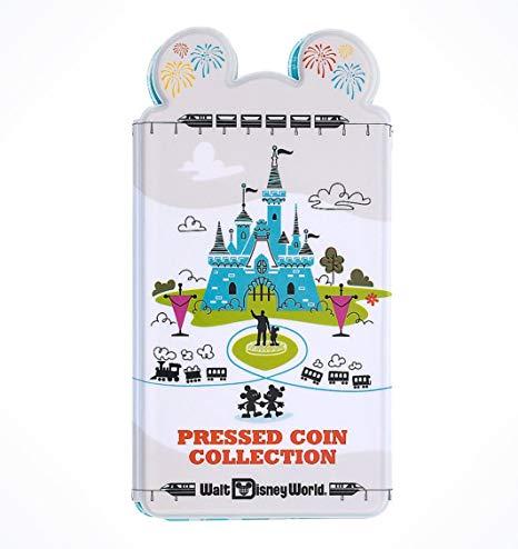 Disney Theme Parks Logo - Disney World Theme Park Logo Pressed Penny Quarter Coin Book Album ...