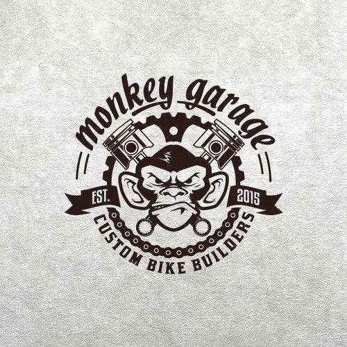 Old School Logo - create a cool & nice, old school, crazy ape logo for our Monkey