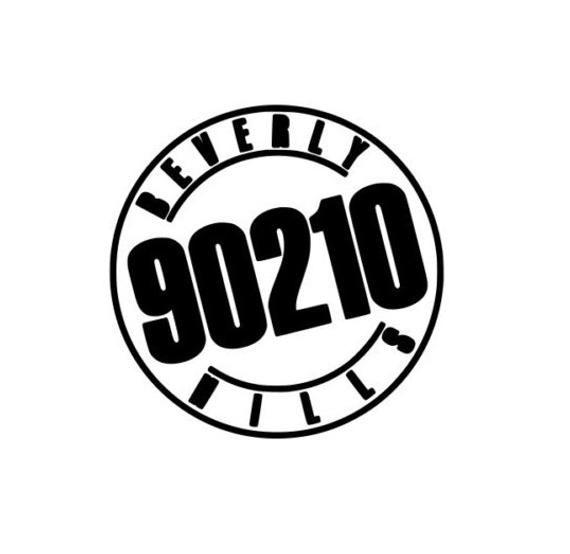 Old School Logo - Beverly hills 90210 old school logo vinyl decal | Etsy