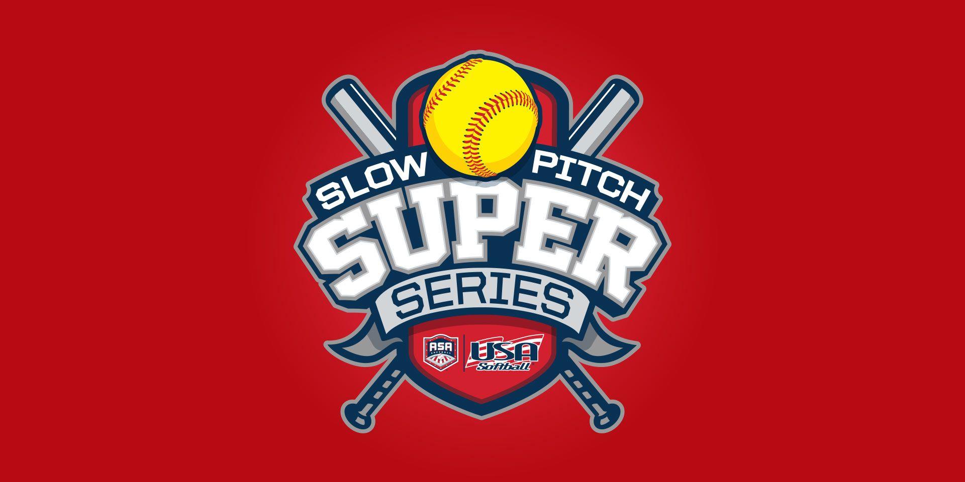 Slow Pitch Softball Logo - Usa softball Logos