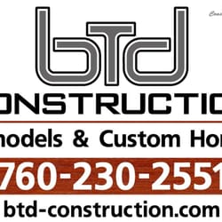 BTD Logo - BTD Construction - CLOSED - Contractors - Encinitas, CA - Phone ...