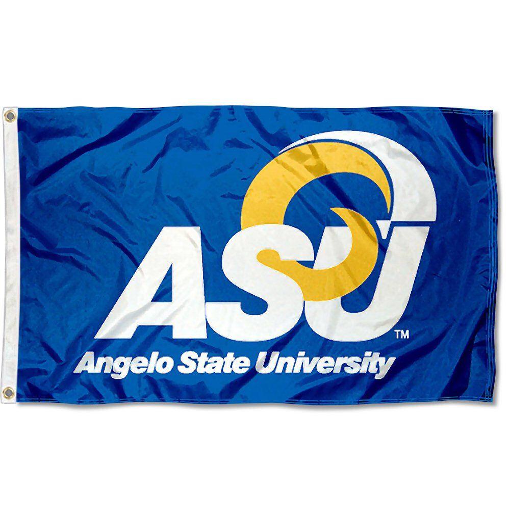 Angelo State University Logo - Amazon.com : Angelo State Rams ASU University Large College Flag ...