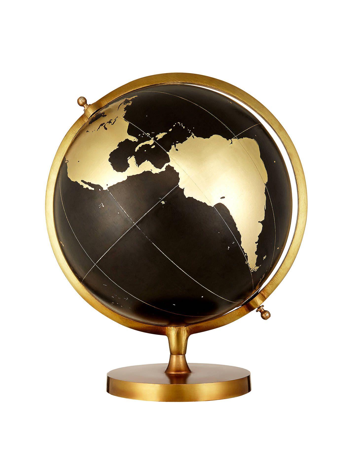 Black Gold Globe Logo - John Lewis Boutique Hotel Globe, Black Gold At John Lewis & Partners