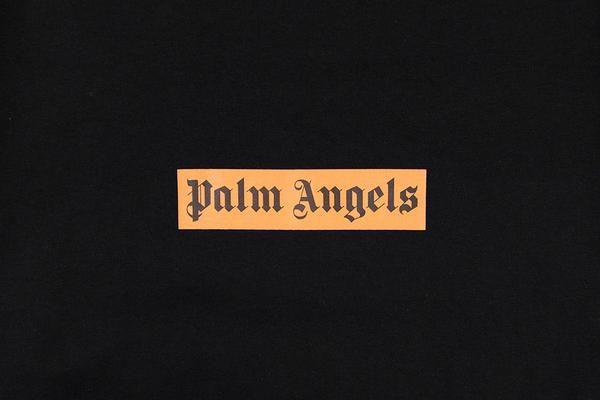 Black Orange Sports Logo - Palm Angels Boxy Logo Tee - Black / Orange E23i7863 | www.berkshire ...