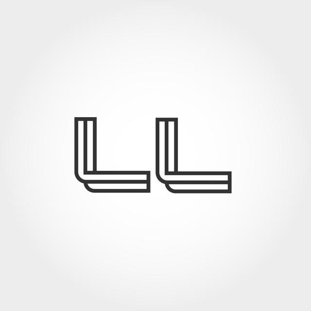 Ll Logo - Initial Letter LL Logo Template Template for Free Download on Pngtree