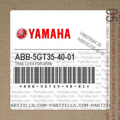 Grab ABB Logo - Yamaha ABB-5GT35-40-01 - TRAIL LITES FOR GRAB - Partzilla.com