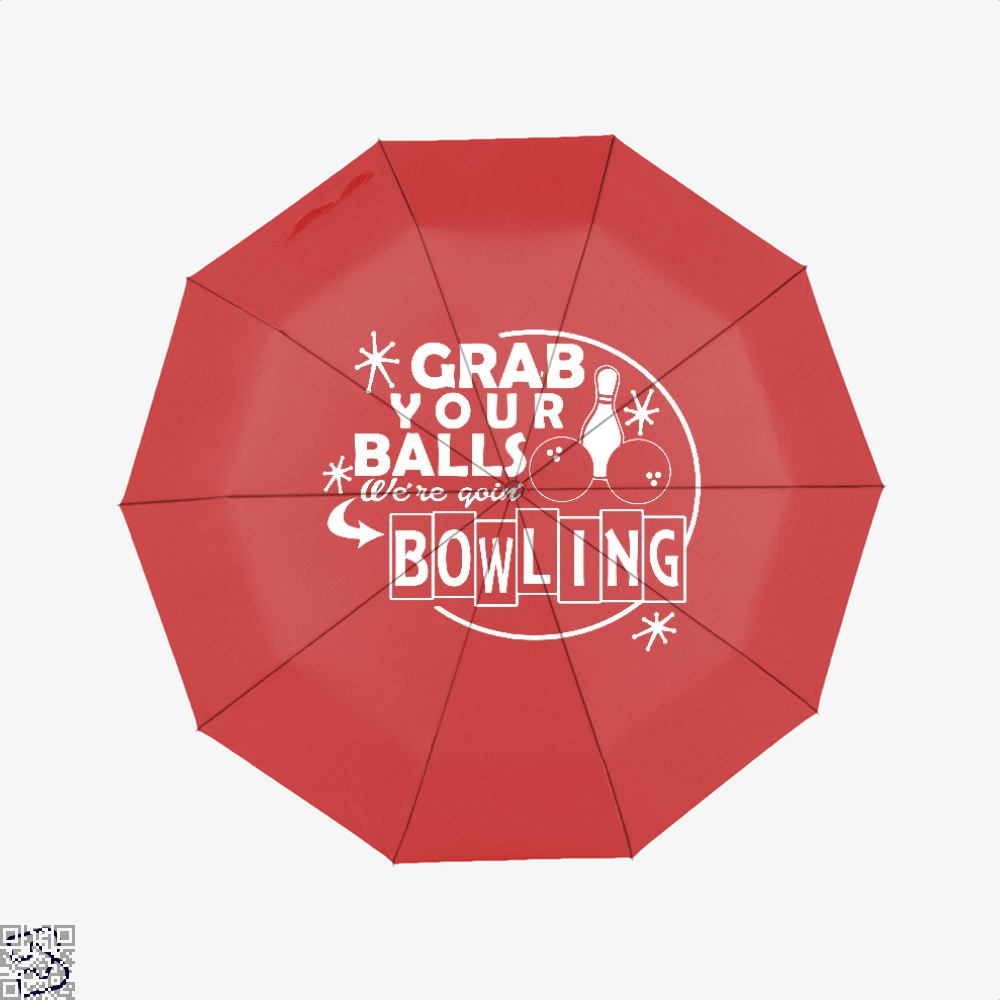 Grab ABB Logo - Grab Your Balls Were Goin Bowling Umbrella