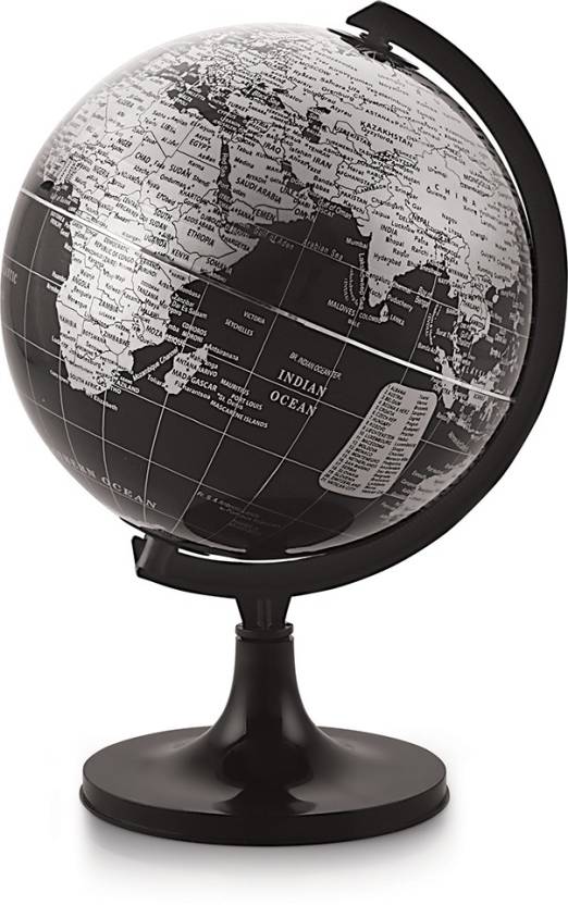 Black Gold Globe Logo - Winners Prime Globe 808 Black Gold World Map Desk