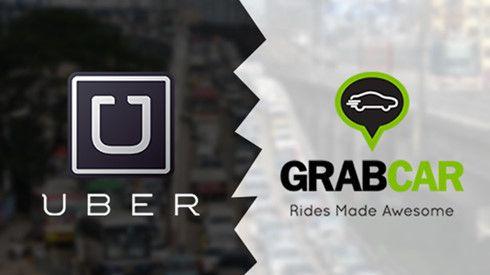 Grab ABB Logo - Ministry caves in to Uber and Grab Taxi business model. Báo Công an