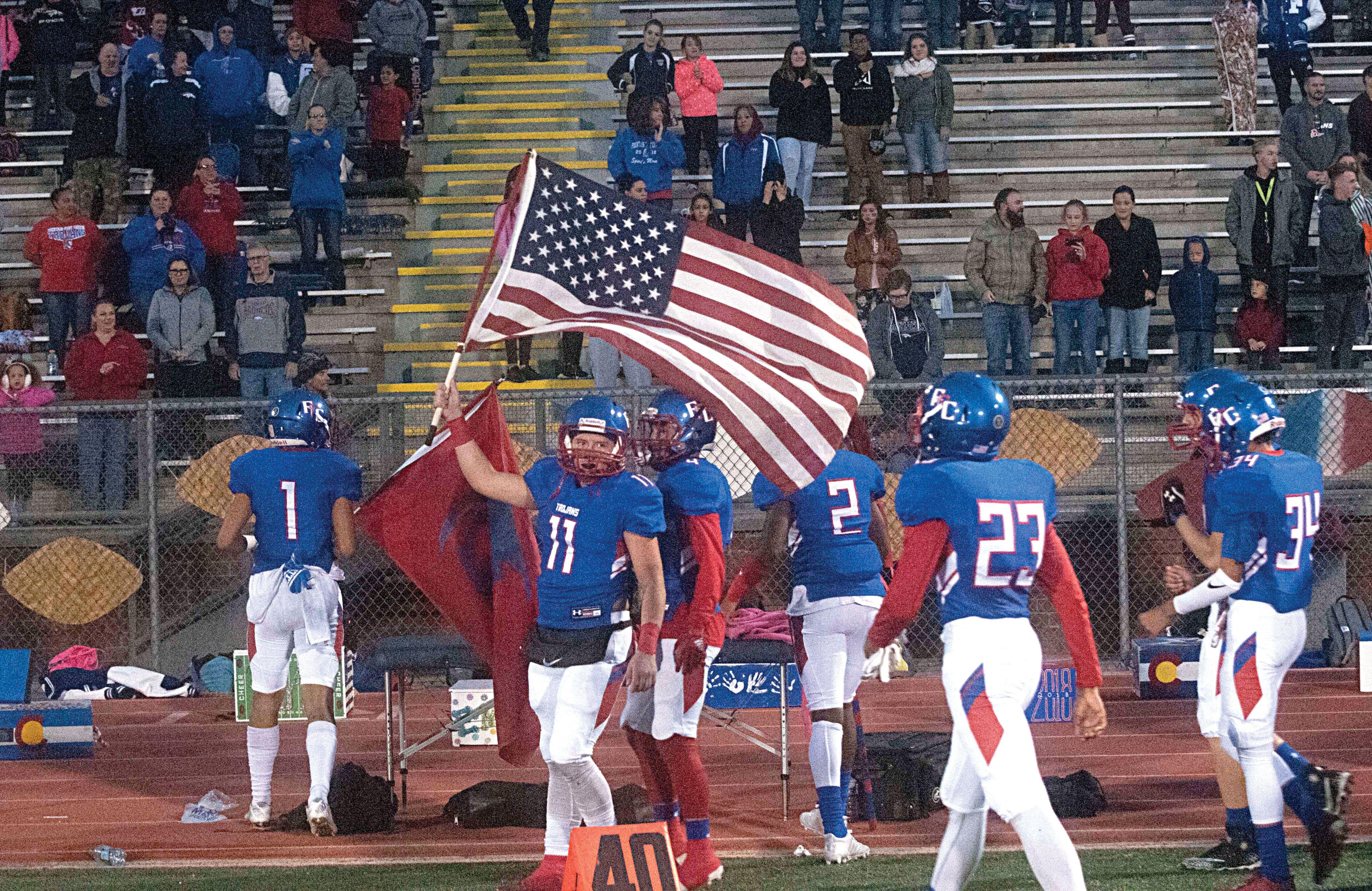 Fountain Fort Carson Football Logo - Trojans salute military – Fort Carson Mountaineer