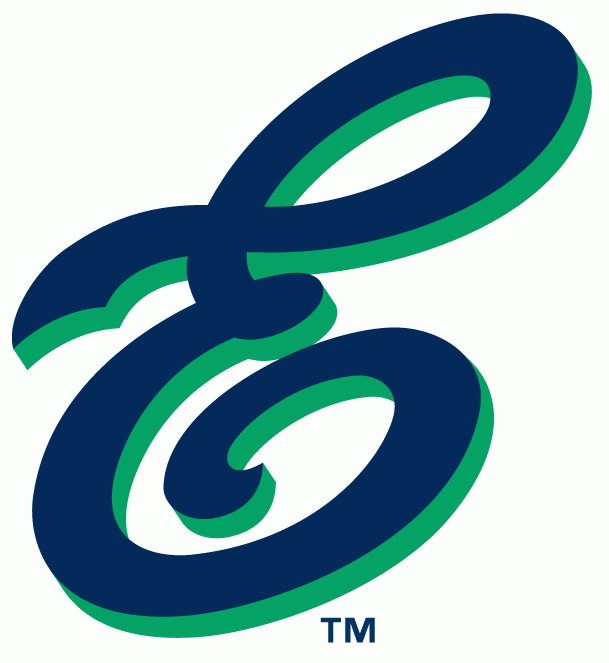 E Baseball Logo - Eugene Emeralds Cap Logo League (NWL) Creamer's